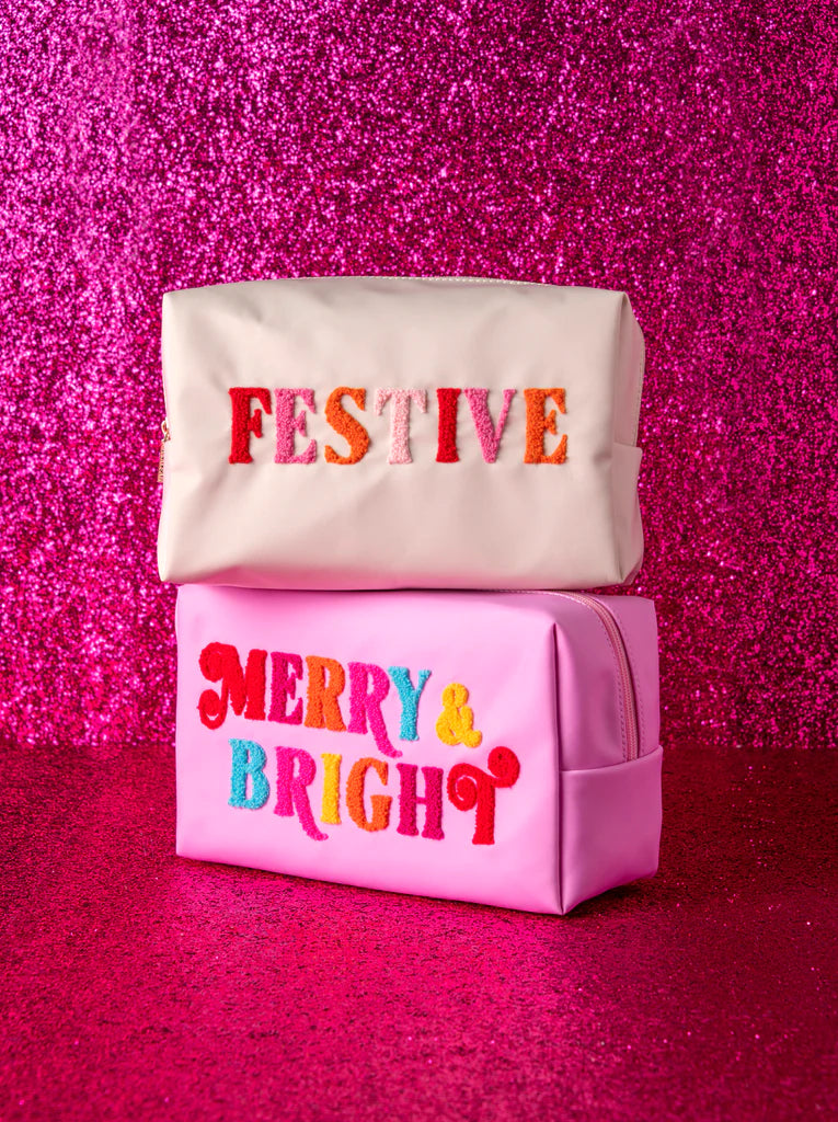 Shiraleah Cara Festive Cosmetic Pouch