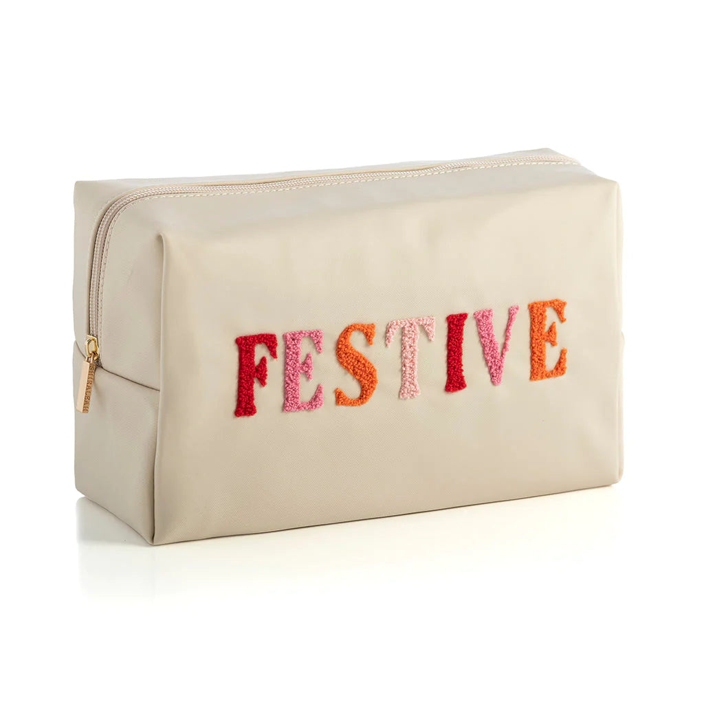 Shiraleah Cara Festive Cosmetic Pouch