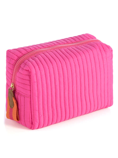 Shiraleah Magenta Large Ezra Cosmetic Pouch