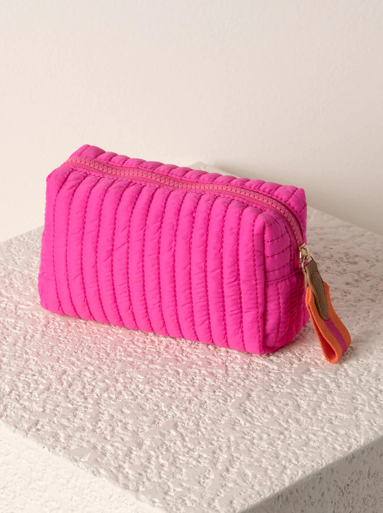 Shiraleah Magenta Small Ezra Cosmetic Pouch