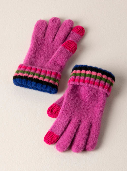 Shiraleah Magenta Ronen Touchscreen Gloves