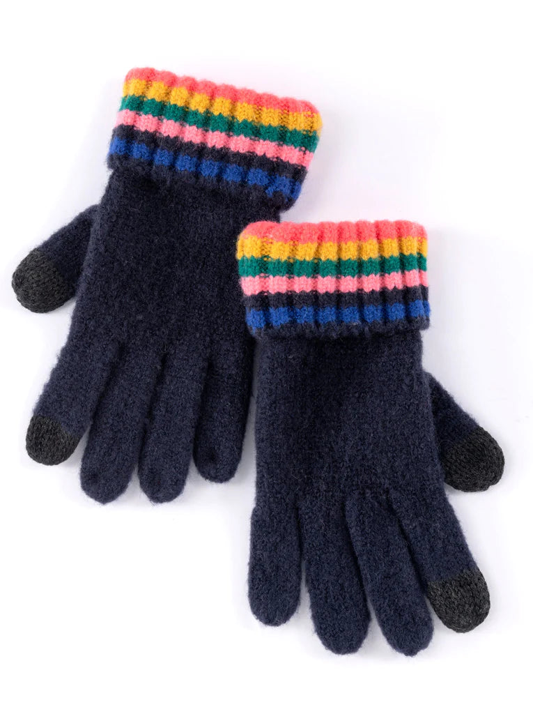 Shiraleah Navy Ronen Touchscreen Gloves