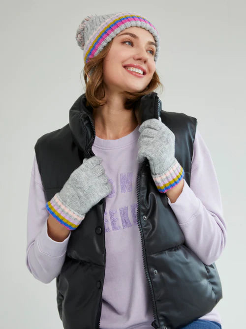 Shiraleah Grey Ronen Touchscreen Gloves