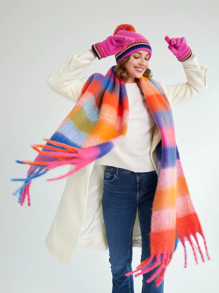 Shiraleah Magenta Ronen Touchscreen Gloves