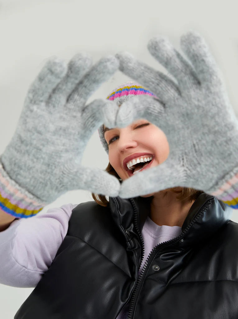 Shiraleah Grey Ronen Touchscreen Gloves
