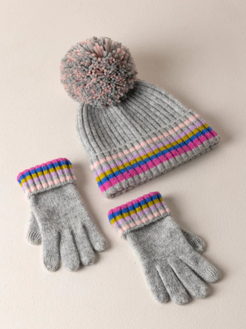 Shiraleah Grey Ronen Touchscreen Gloves