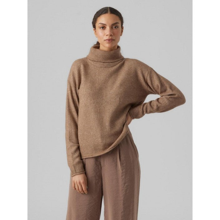 Vero Moda Brown Lentil Kaden Sweater