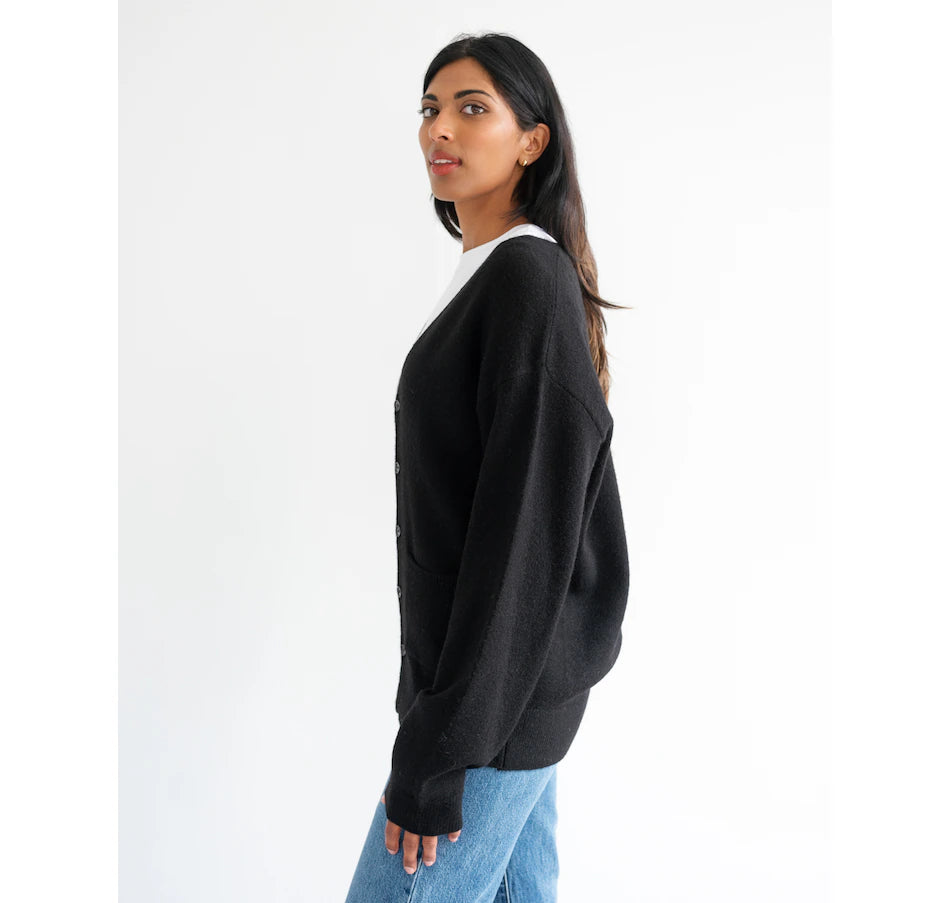 Brunette the Label Oversized Cardigan | Black