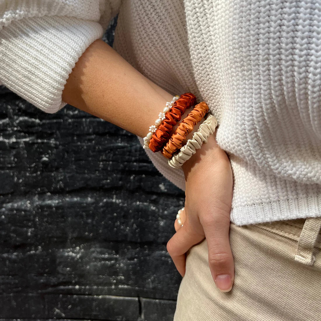 Supercrush Silk Hair Ties | Sienna