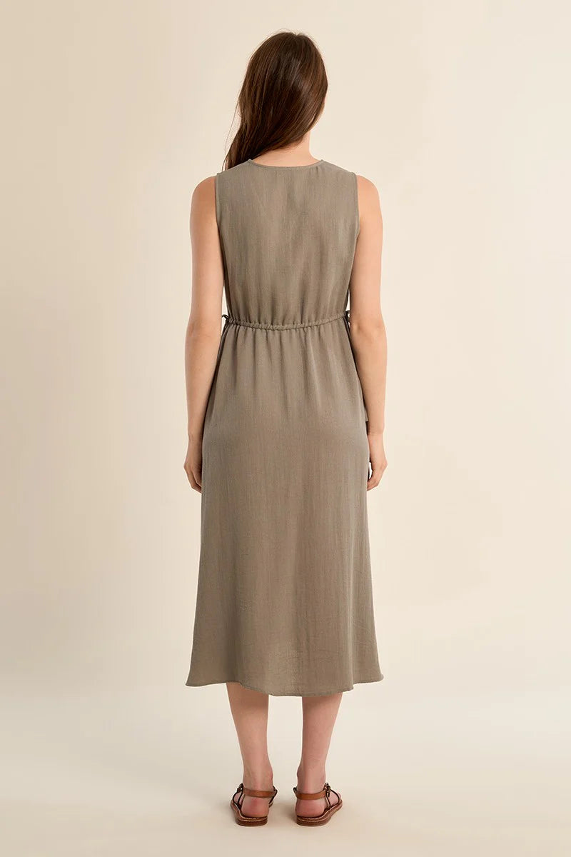 Molly Bracken Light Khaki Dress