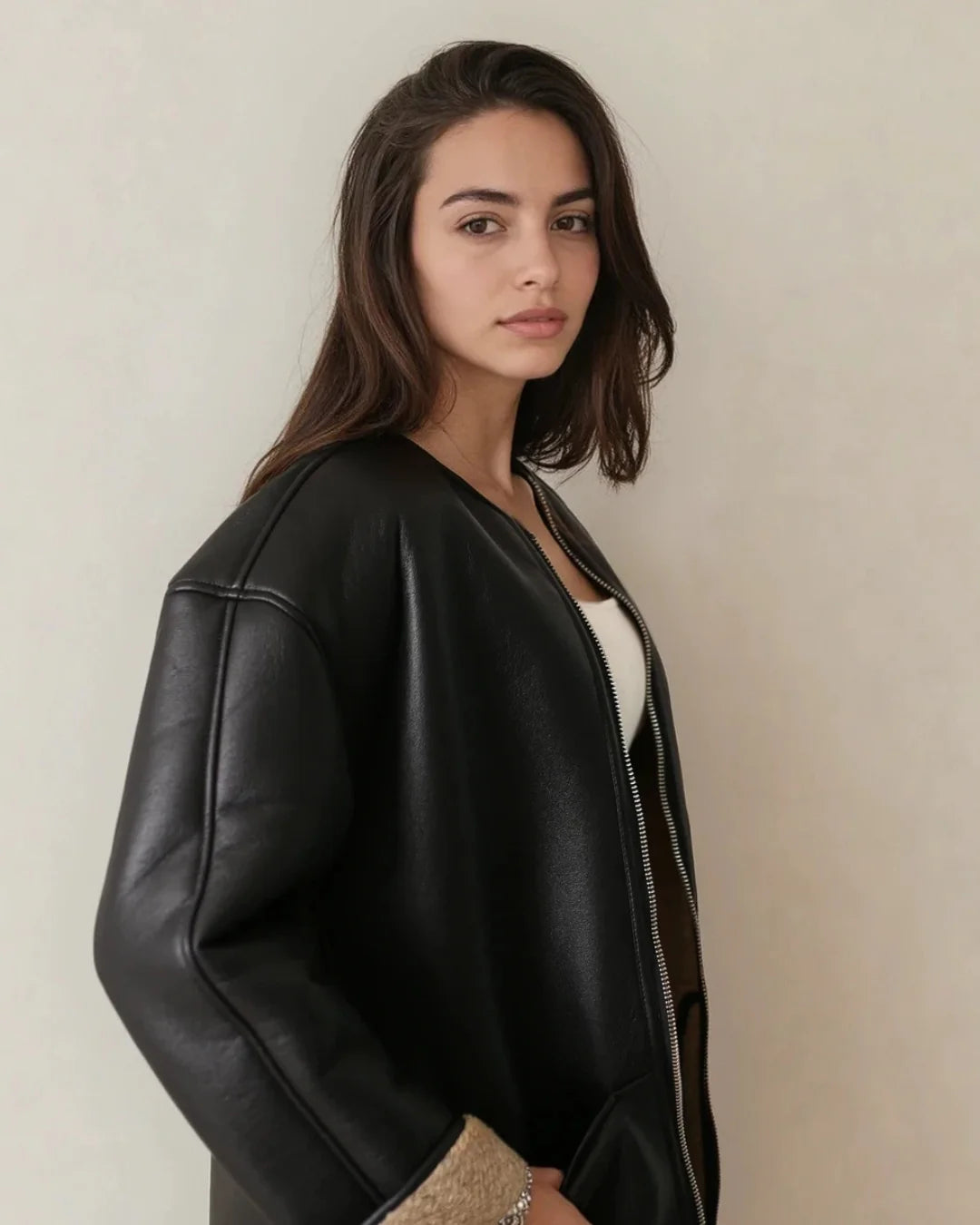 PRIV Brunswick Double Zip Vegan Coat