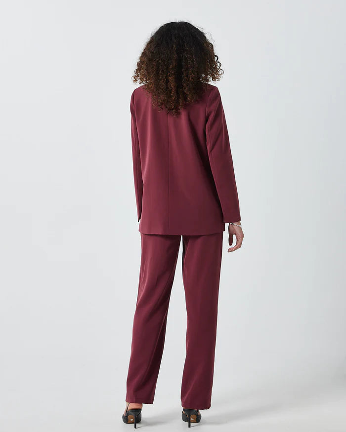 Minimum Burgundy Tara Blazer