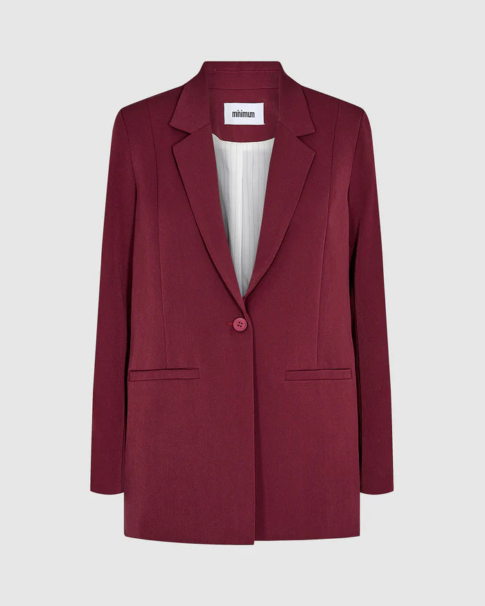 Minimum Burgundy Tara Blazer