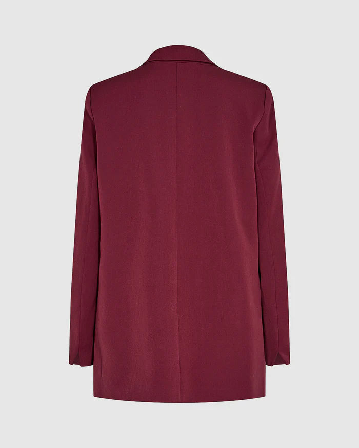 Minimum Burgundy Tara Blazer