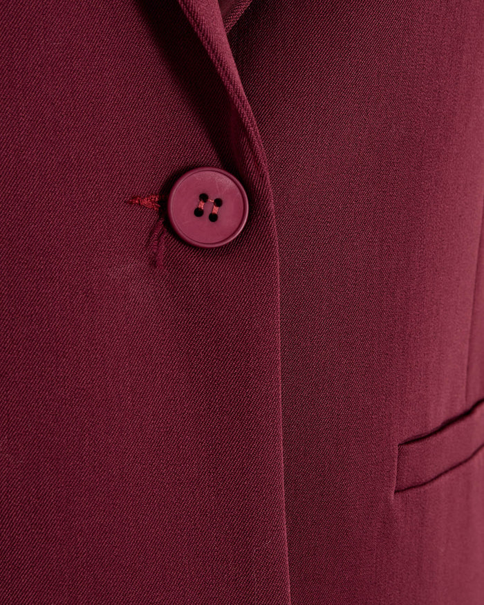 Minimum Burgundy Tara Blazer