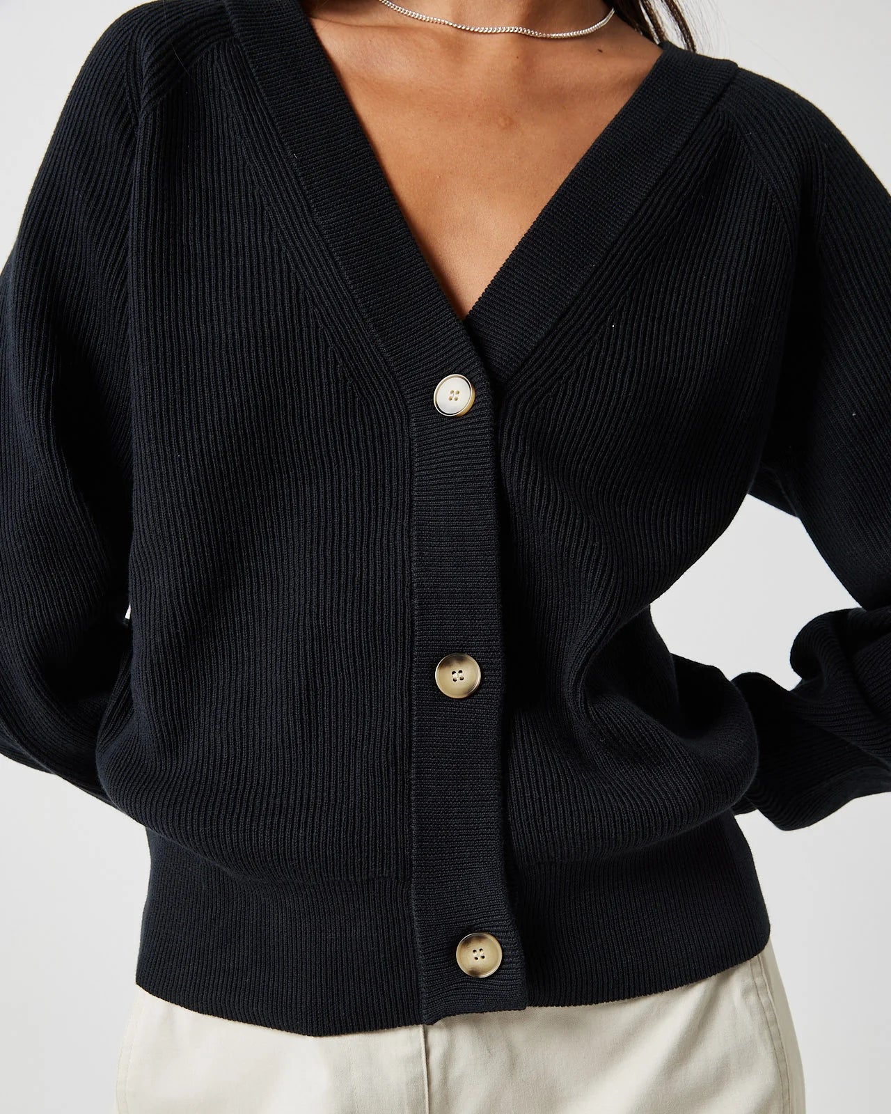 Minimum Black Cardine Cardigan