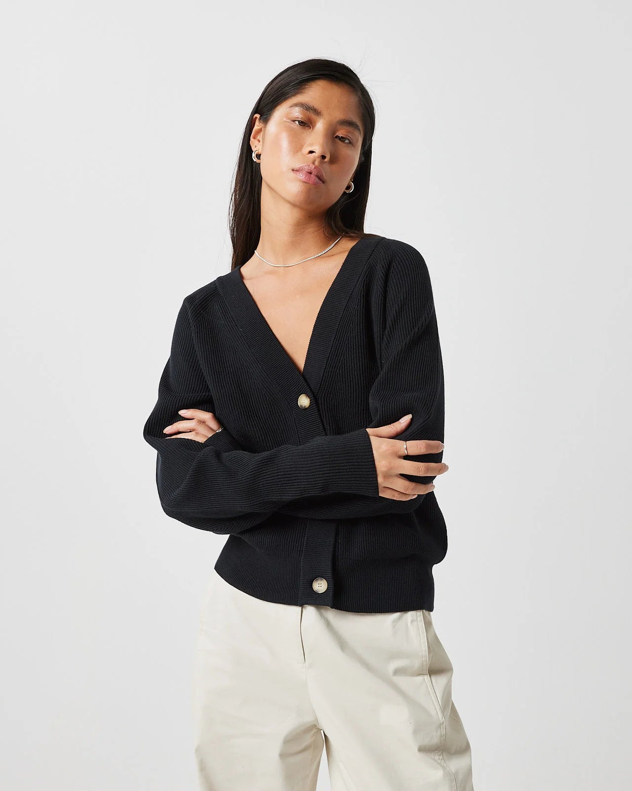 Minimum Black Cardine Cardigan