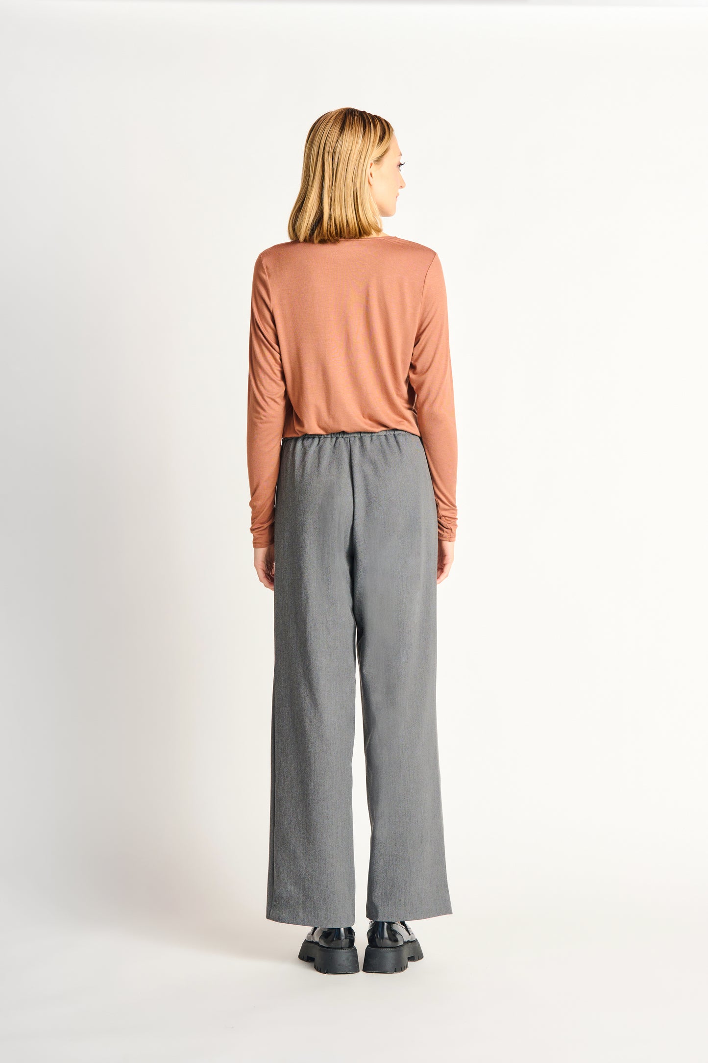Dex Wrap Front Knit Top