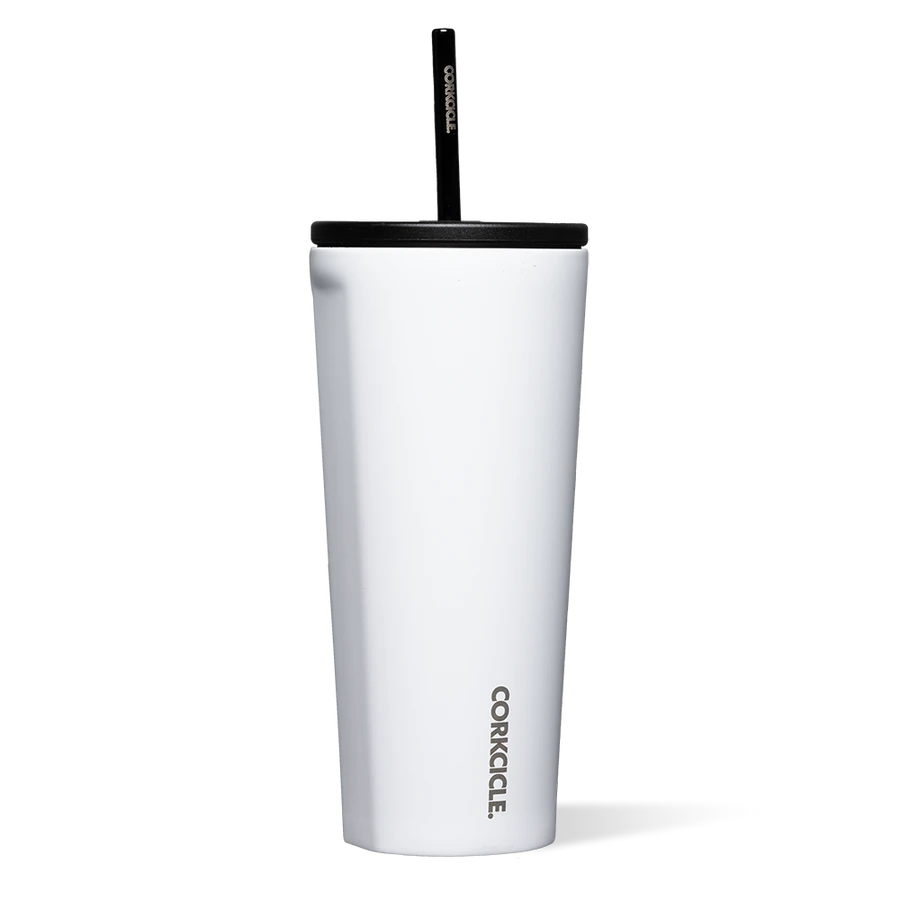 Corkcicle 24oz Gloss White Cold Cup