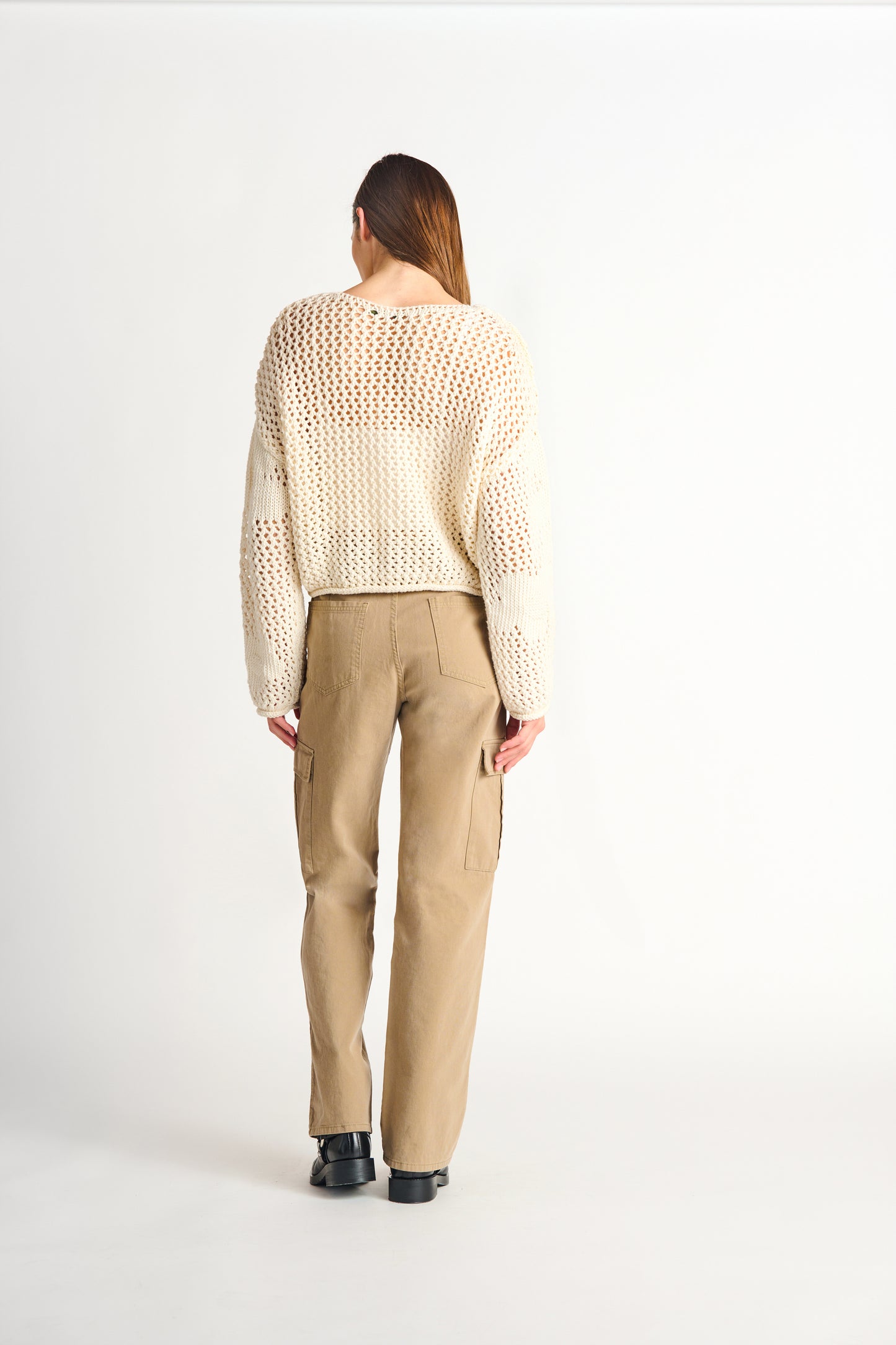 Dex Dylan High Rise Straight Leg Cargo Pant