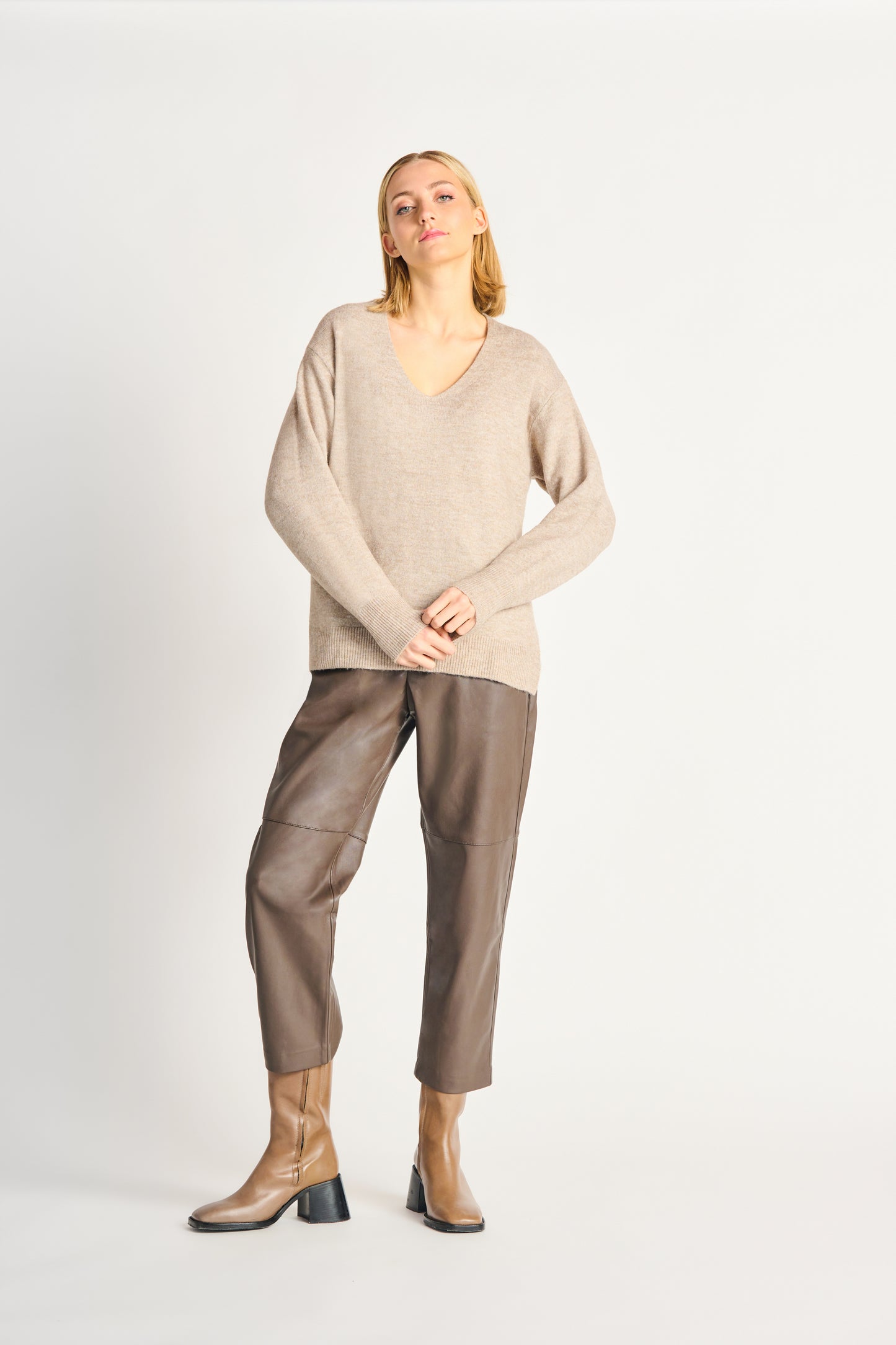 Dex Slit Hem Sweater
