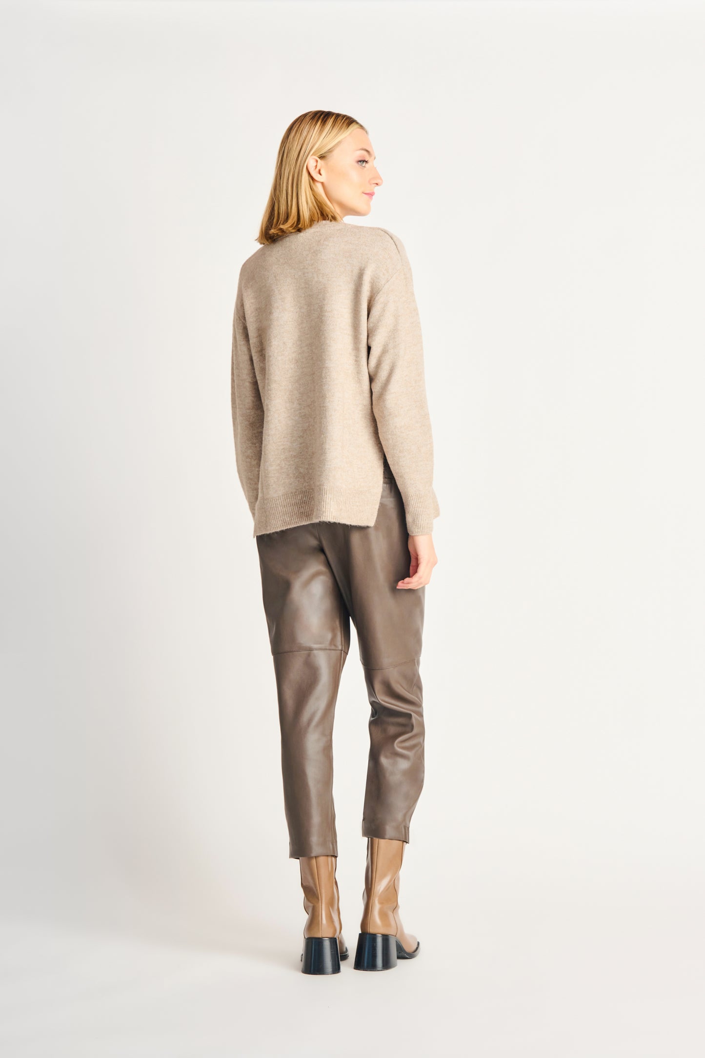 Dex Slit Hem Sweater