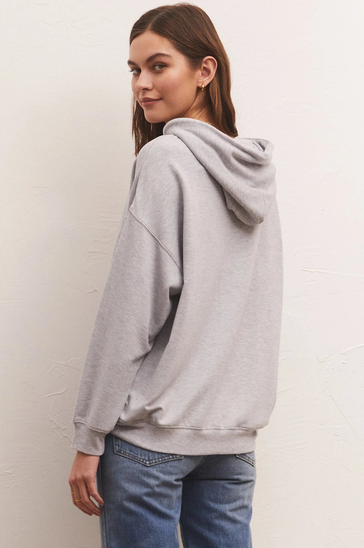 Z Supply Oversized Modal Fleece Hoodie