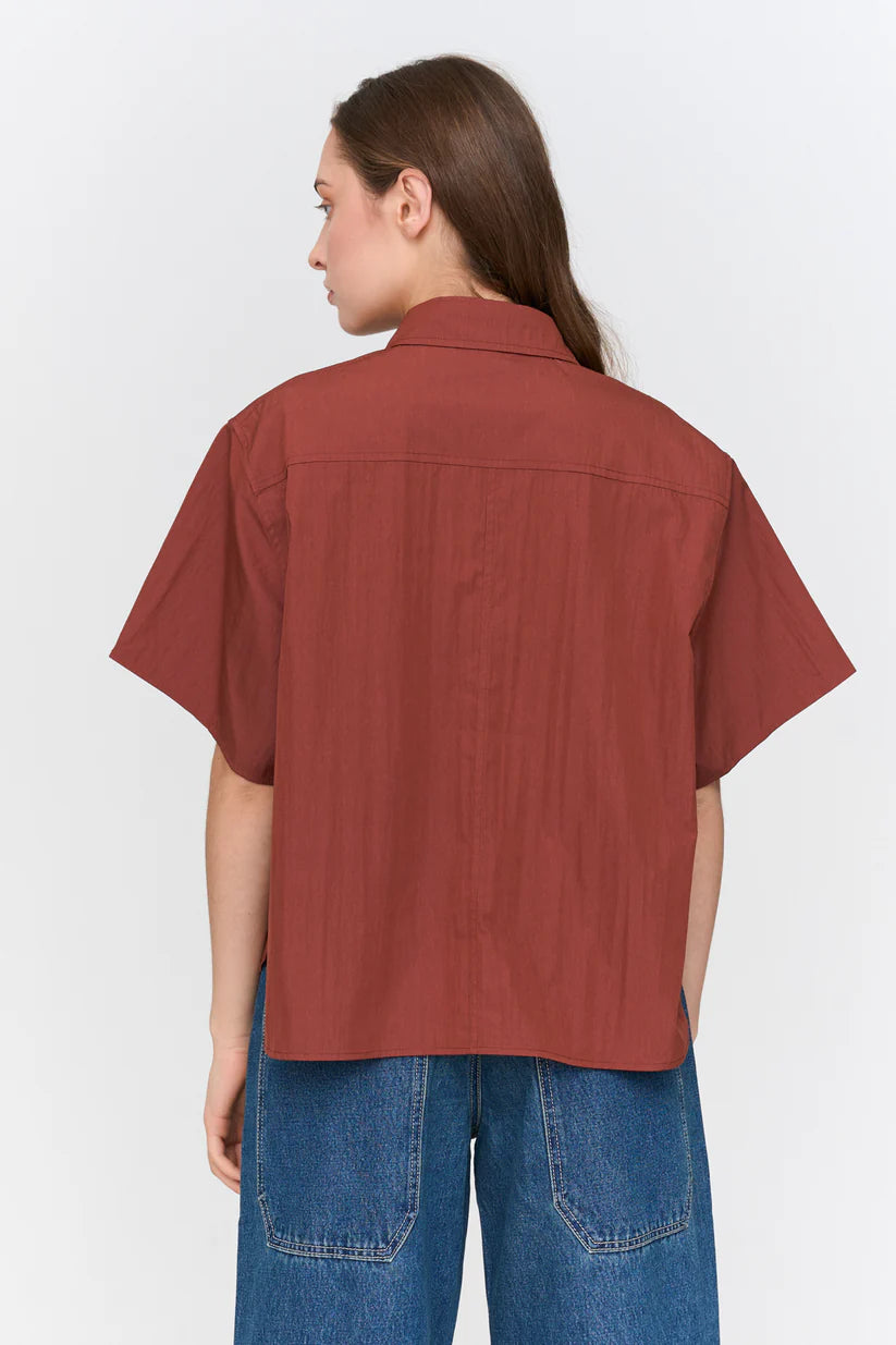 24COLOURS Rust Shirt 30486B