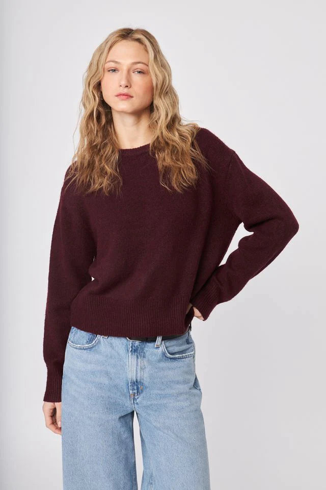 John + Jenn Merlot Wilfred Sweater