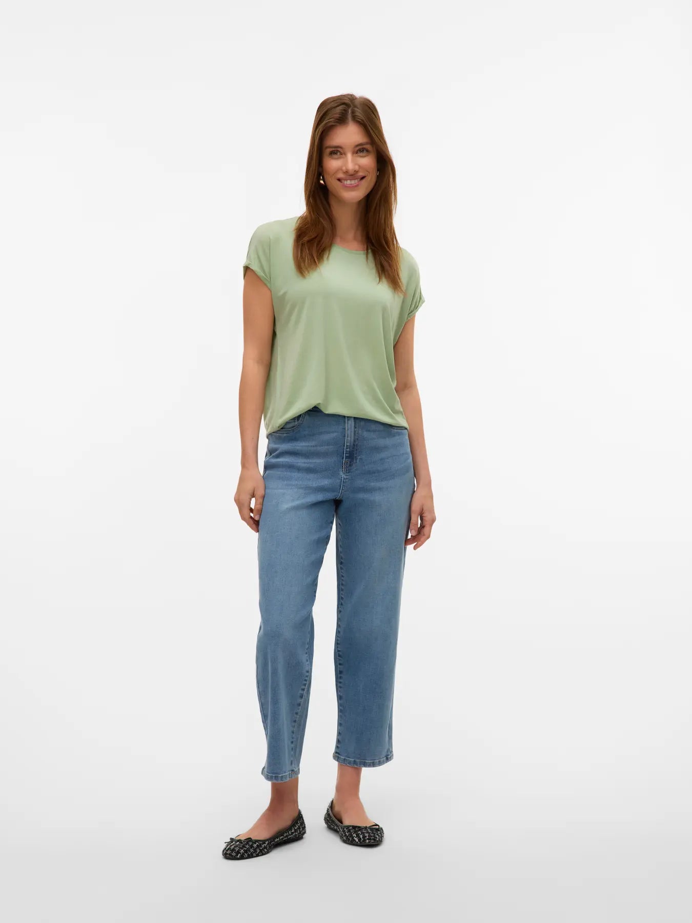 Vero Moda Smoke Green Ava tee