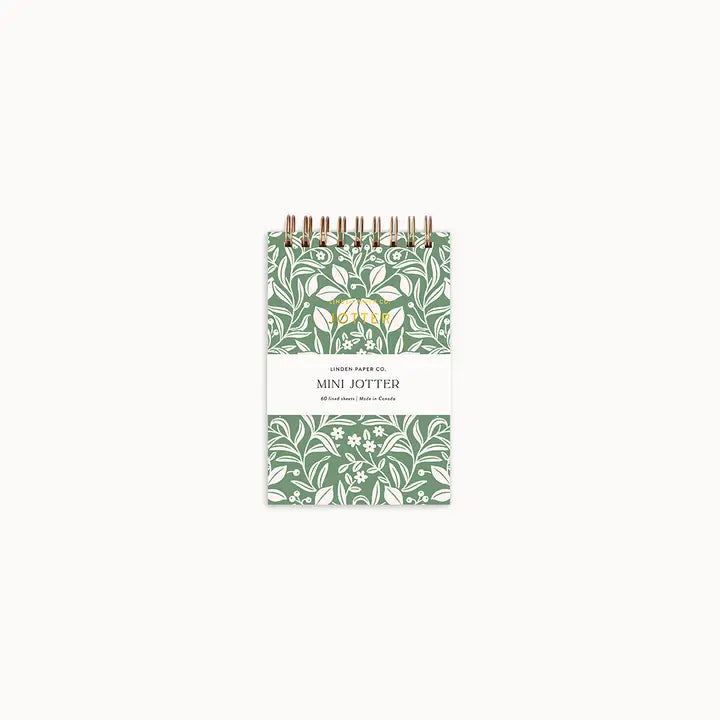 Linden Paper Co. Meadowlace Jotter | Mini Spiral Notebook