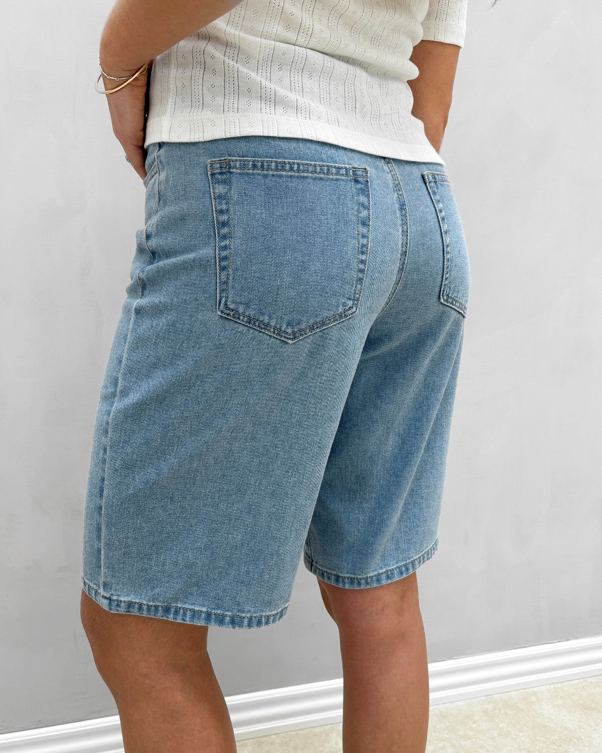 ONLY Thilda Long Denim Shorts