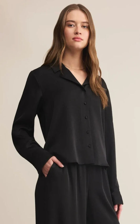 Z Supply Ana Satin Top