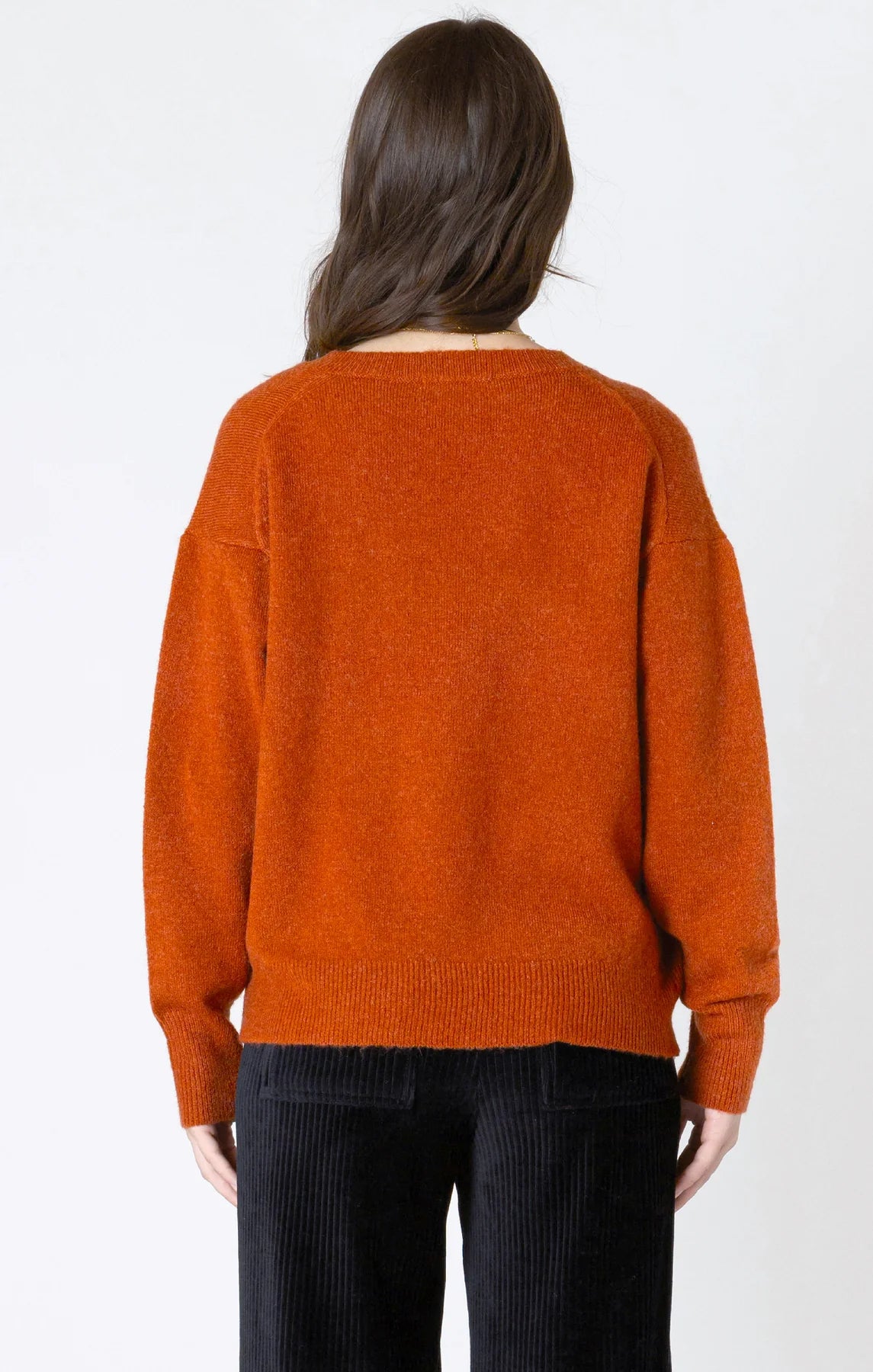 Dex Burnt Orange Soft Touch Sweater