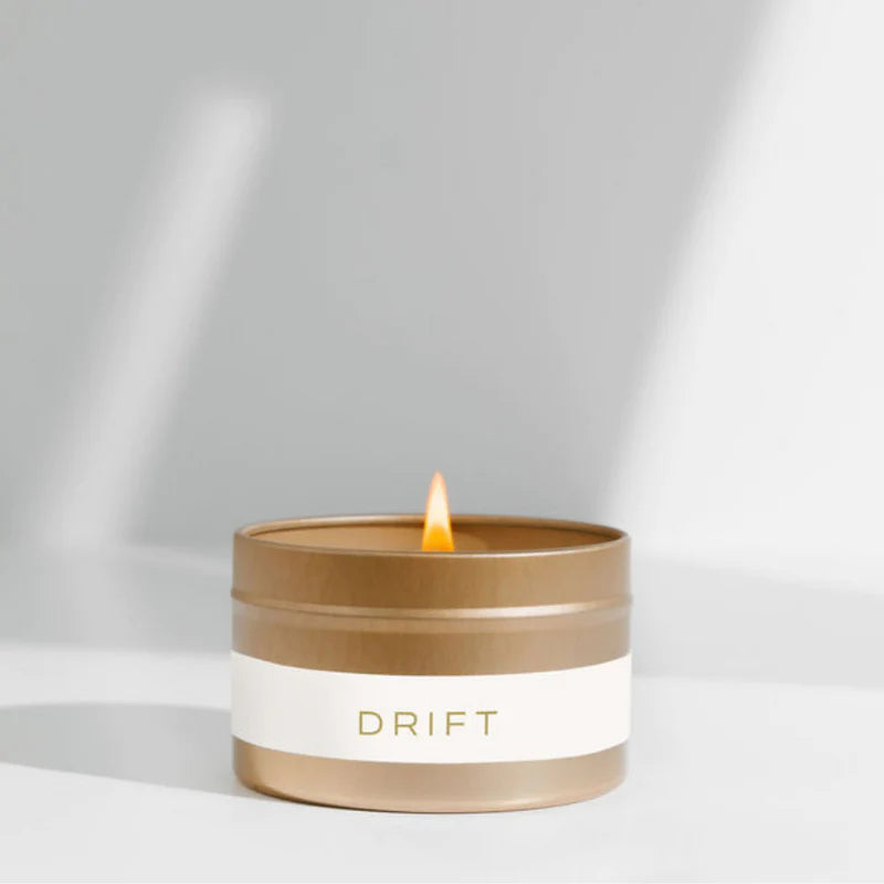 Canvas Candle Co- Drift Gold Travel Tin Candle