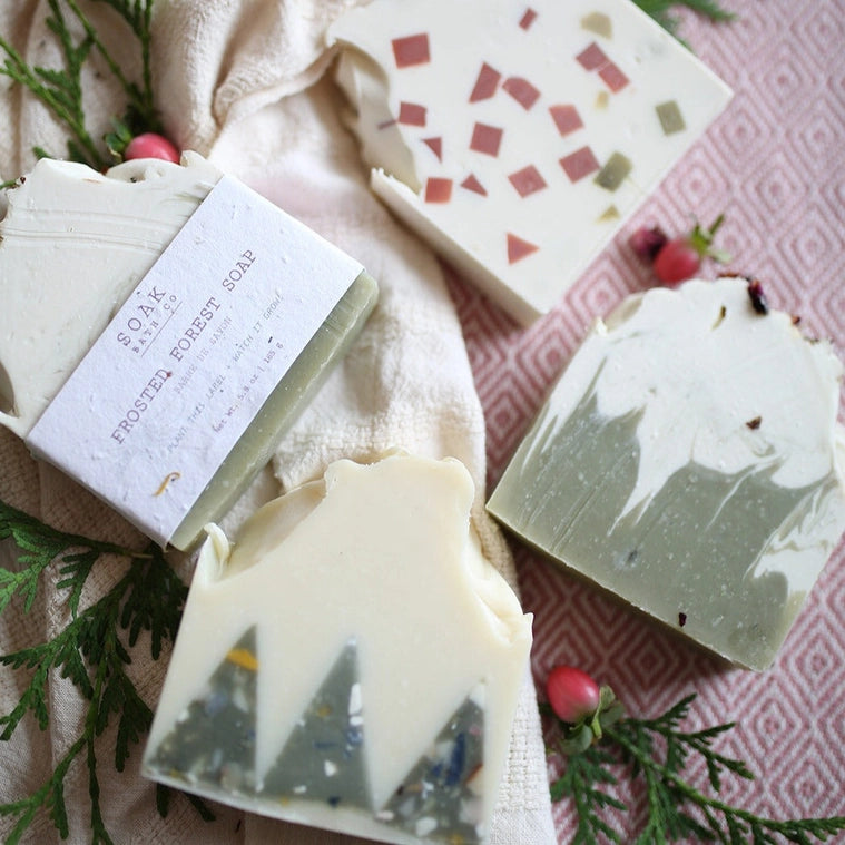 SOAK Bath Co. Christmas Tree Farm Soap: Holiday Collection