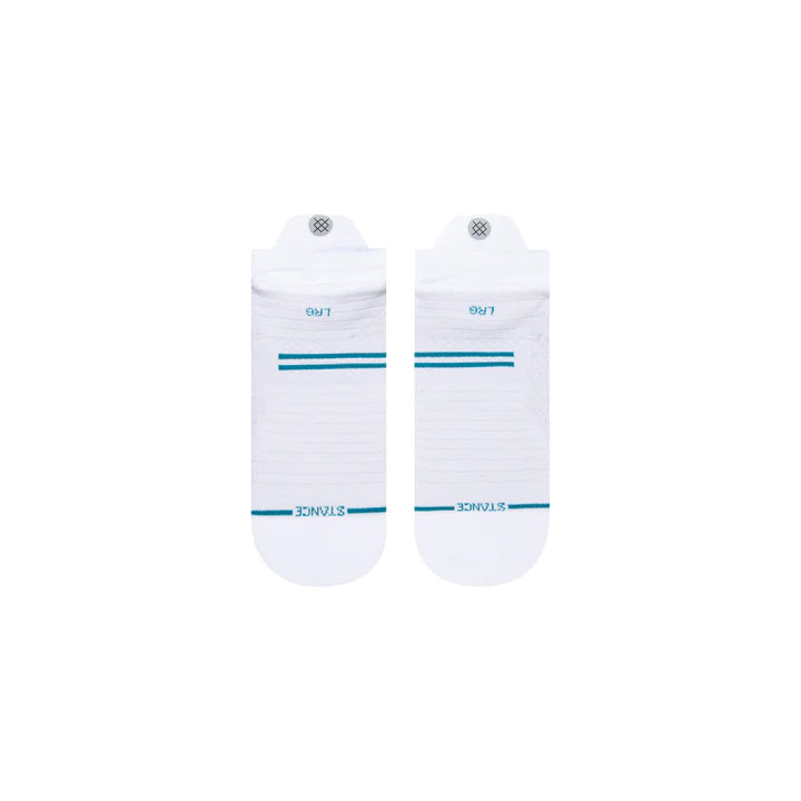 Stance White Run Ultra Light Tab Socks