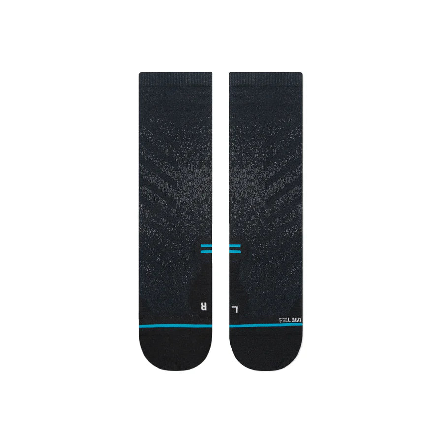 Stance Black Run Light Crew Sock