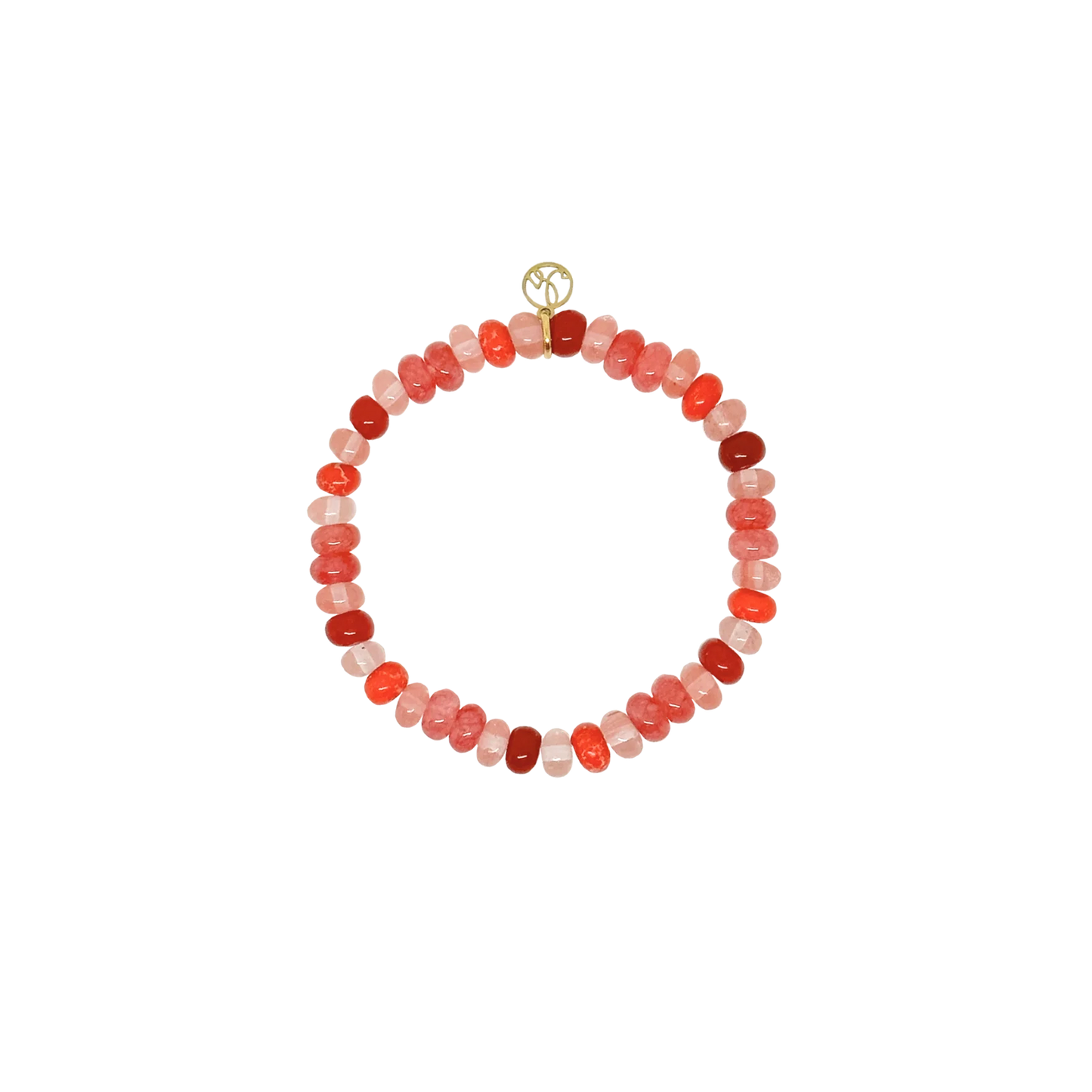 Sugar Blossom Stretch Red Bracelet