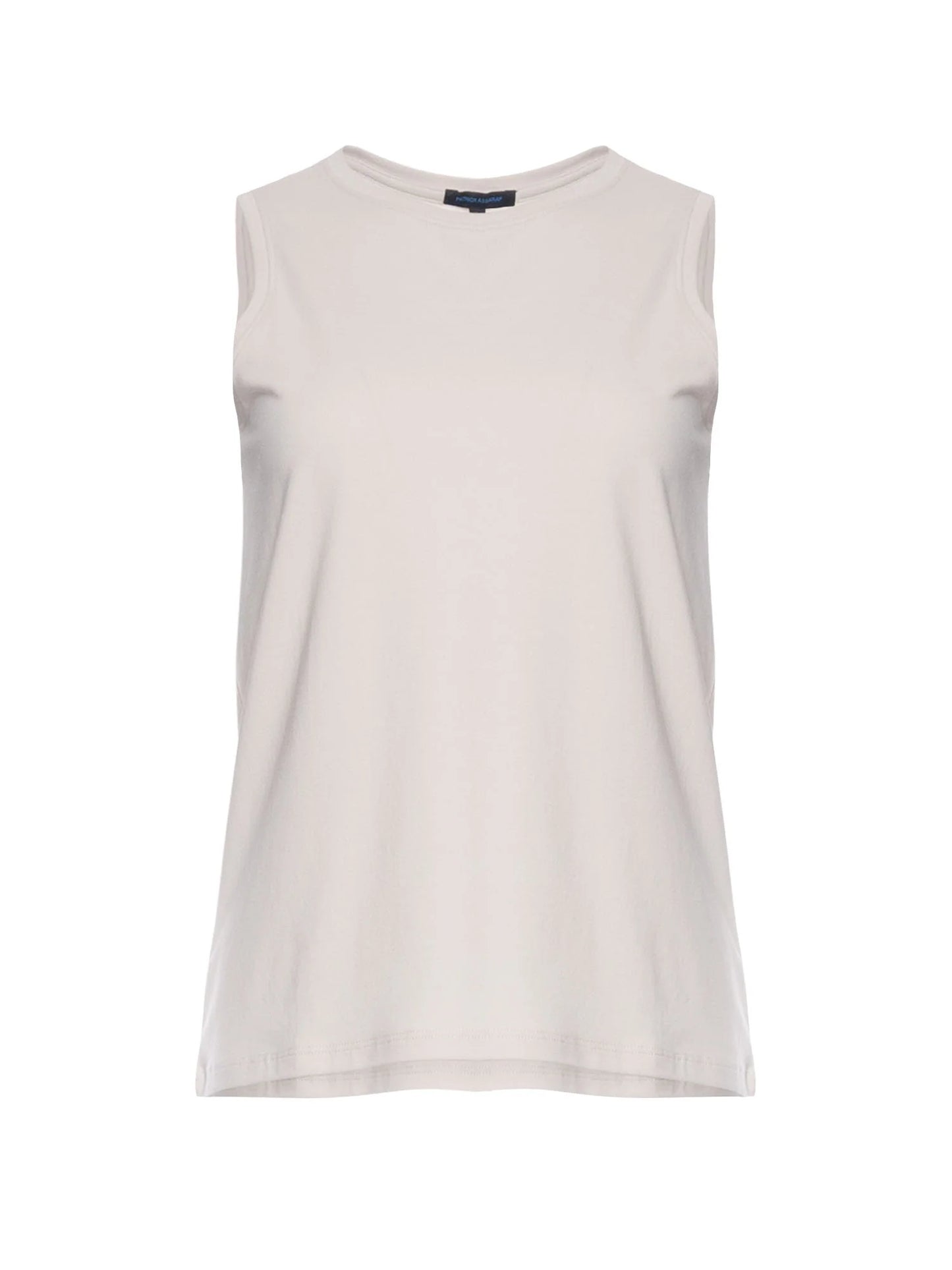 Patrick Assaraf Nude Pima Cotton Stretch Boyfriend Tank