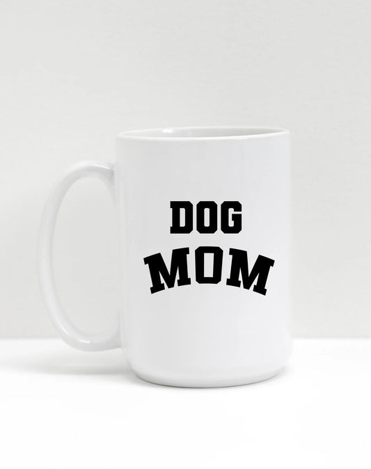 Brunette the Label The "DOG MOM" Mug