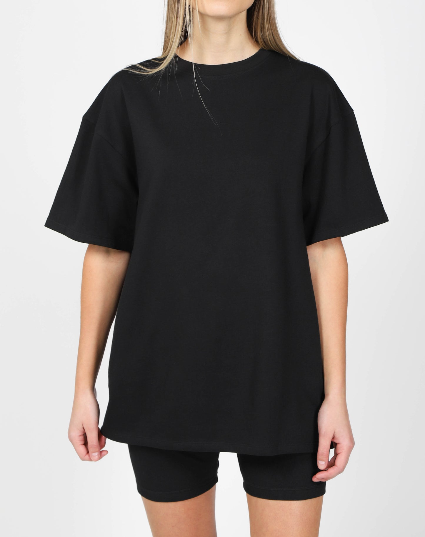Brunette the Label Oversized Boxy Tee | True Black