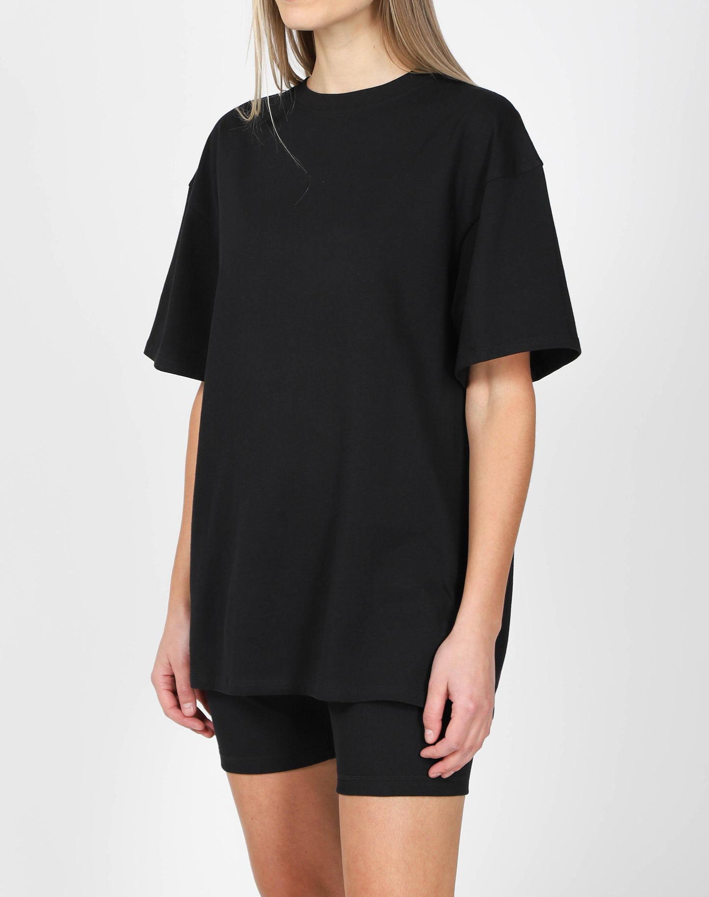 Brunette the Label Oversized Boxy Tee | True Black