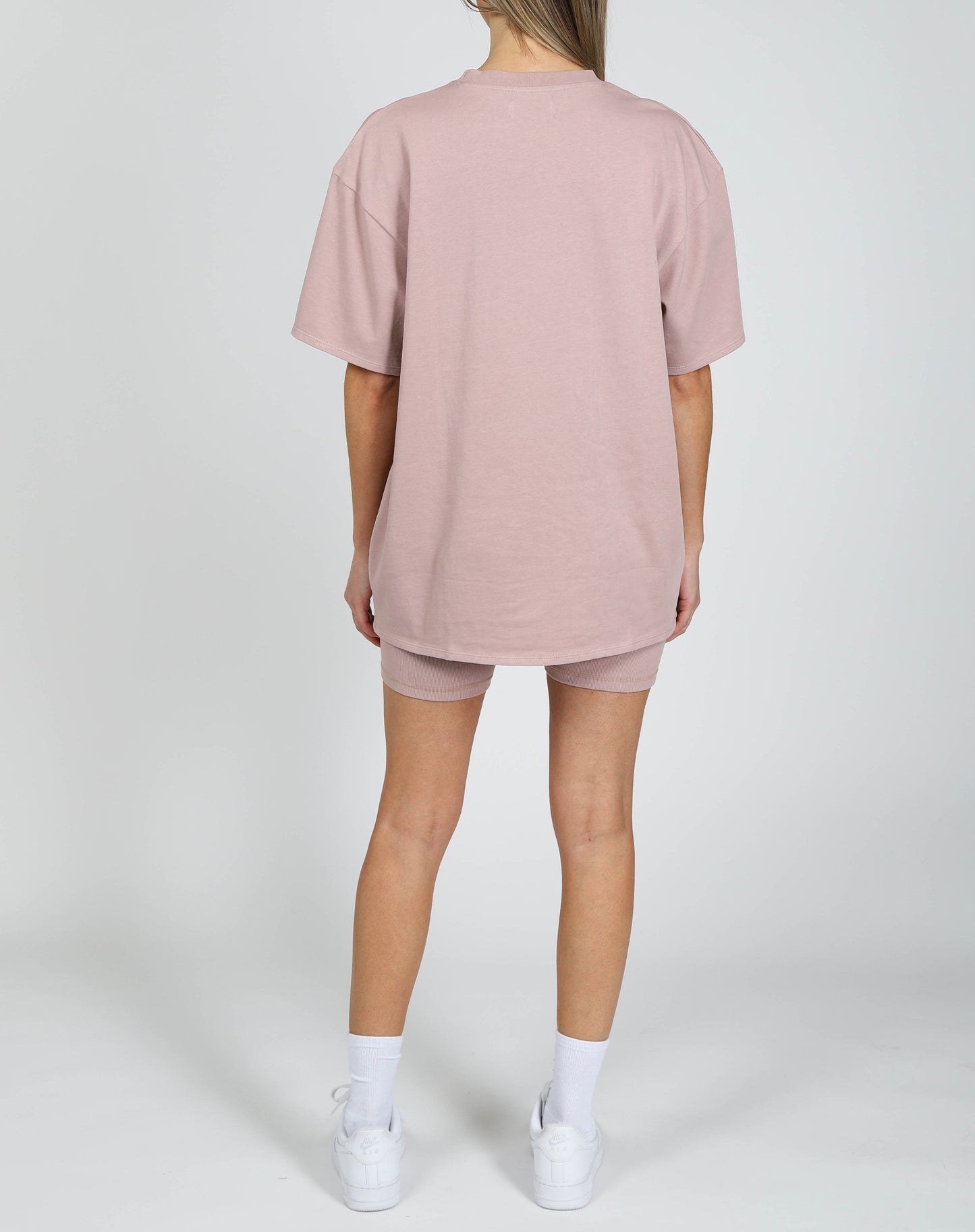 Brunette the Label Oversized Boxy Tee | Pink Smoke