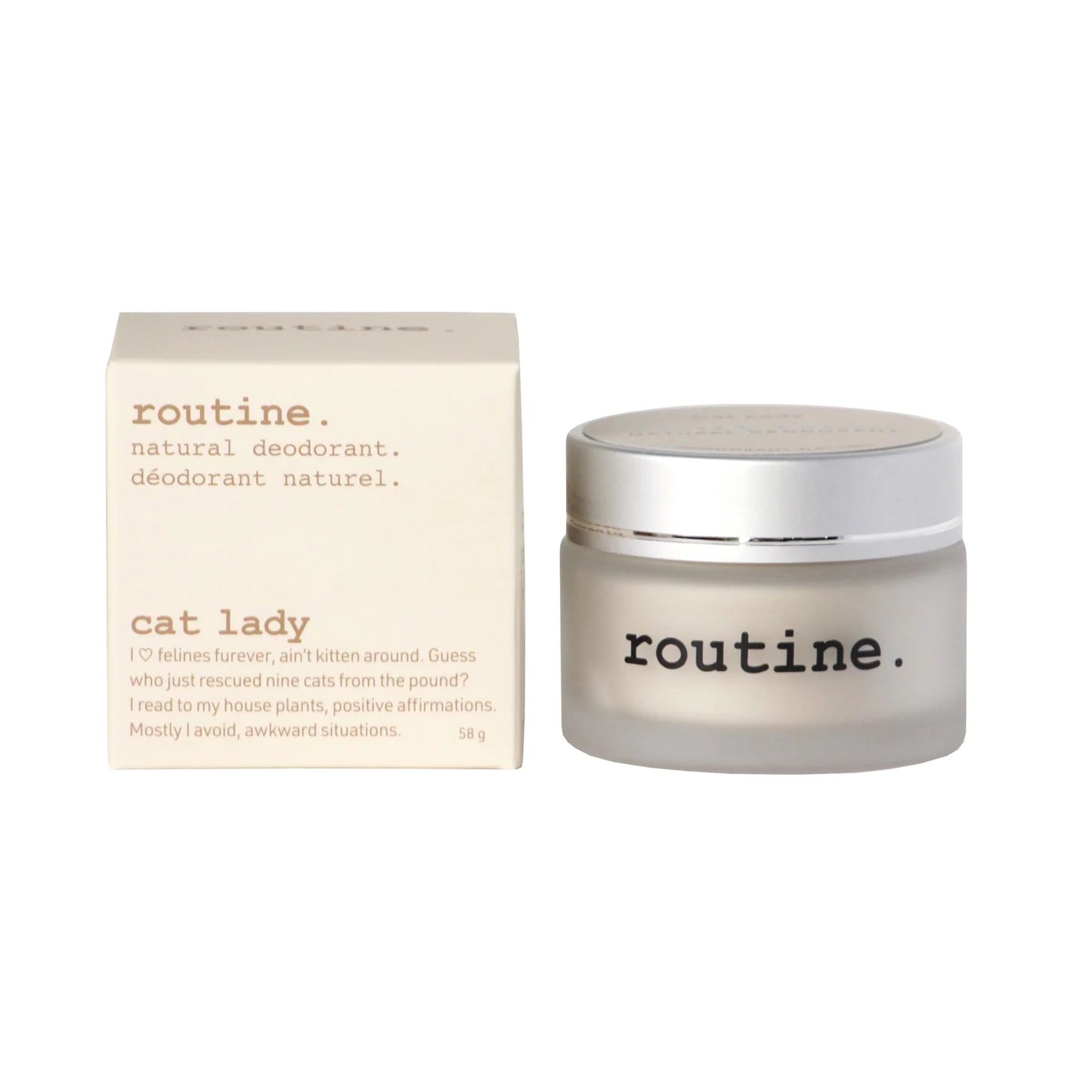 Routine Deodorant- Cat Lady (vegan: no beeswax)