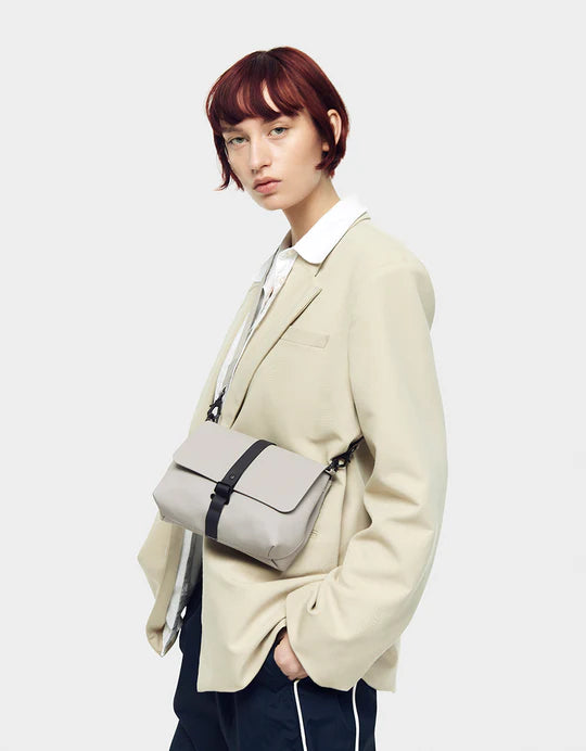 Gaston Luga Taupe Spläsh Crossbody Bag