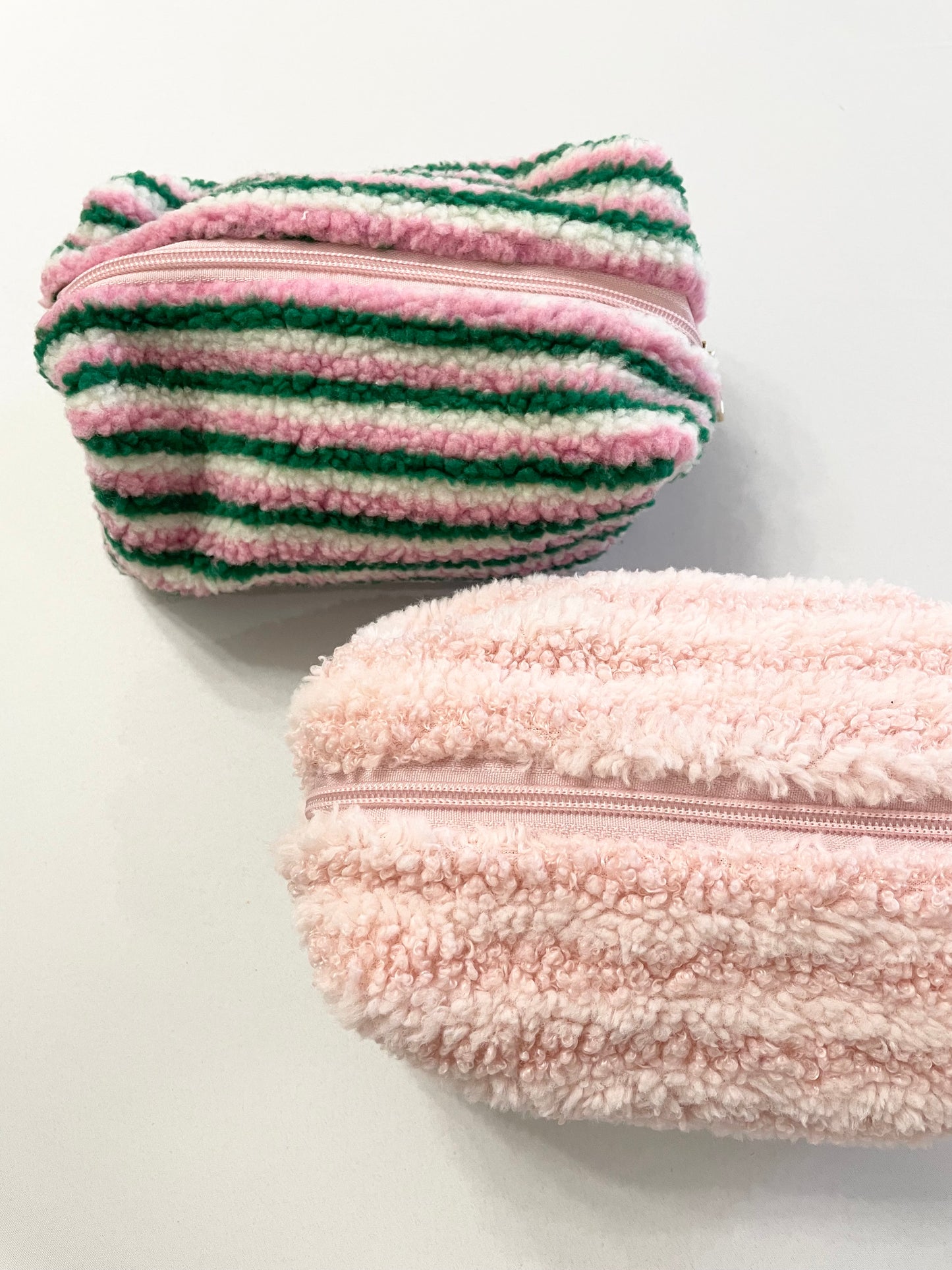 Dixie Pillow Striped Cosmetic Bag- 2 Colors