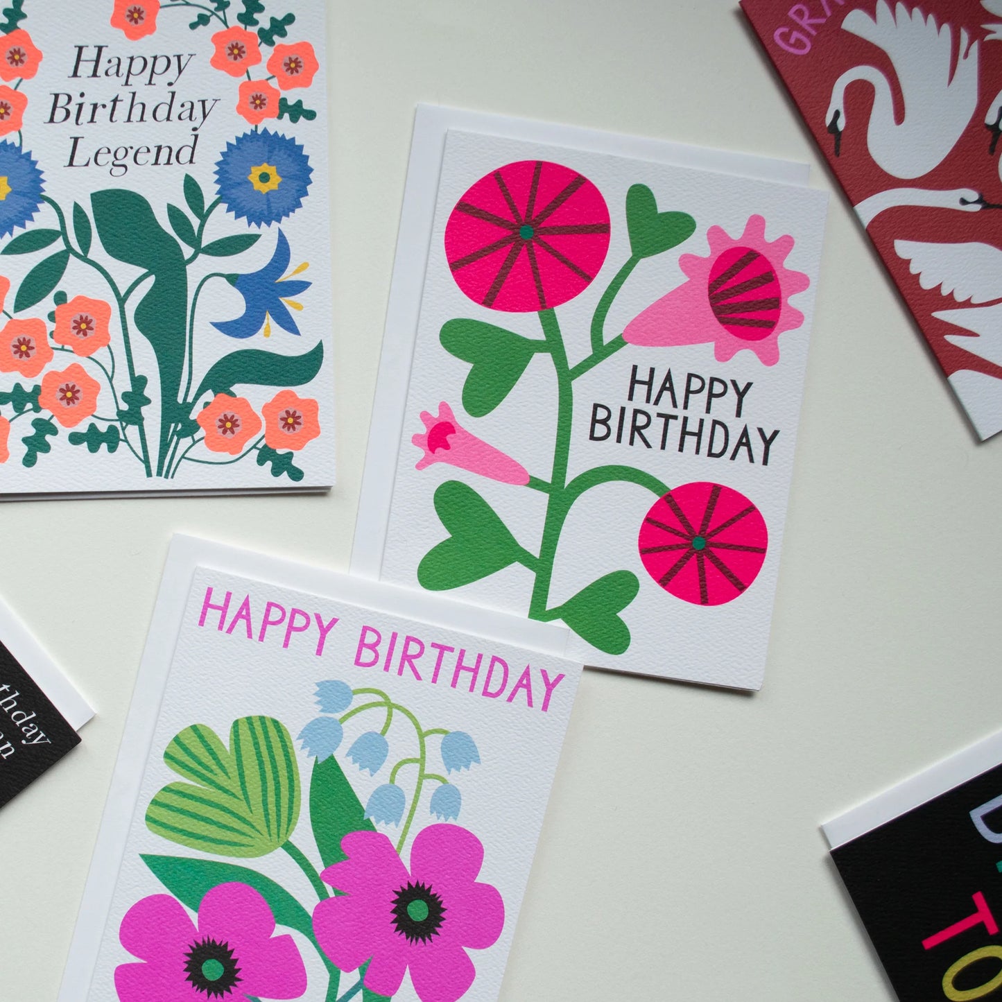 Banquet Big Blooms Birthday Card