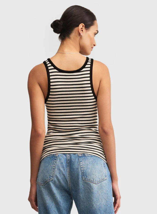 Z Supply Classic Striped Scoop Tank