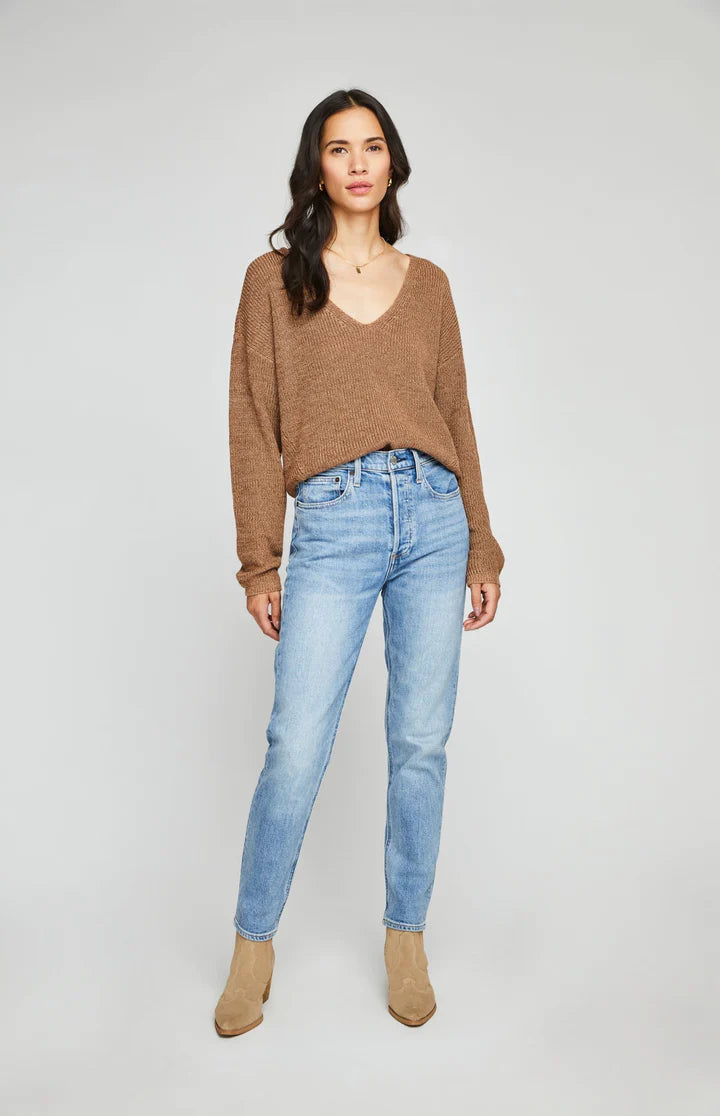 Gentle Fawn Caramel Mix Tucker Sweater